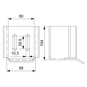 End Stopper For Cantilever Door