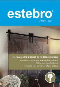 Imagen Catalogo Herrajes Correderas Rusticas